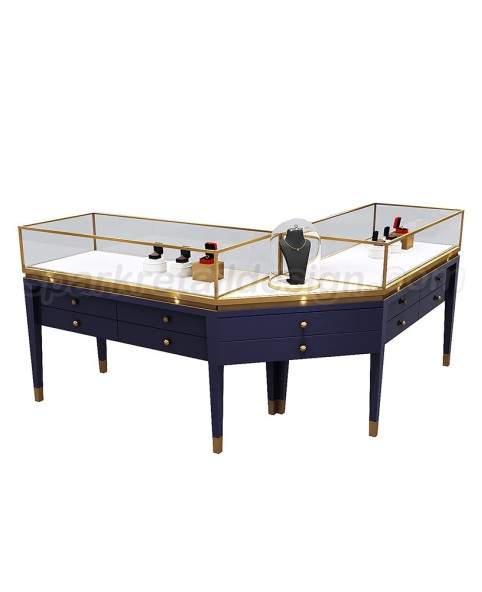 High End Luxury Wooden Jewelry Display Cabinet