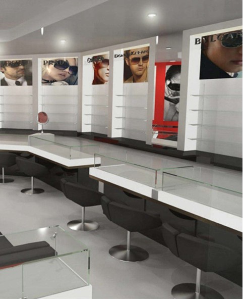 High End Retail New Optical Shop Display