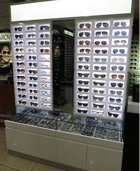 Retail Modern Optical Shop Display Shelf