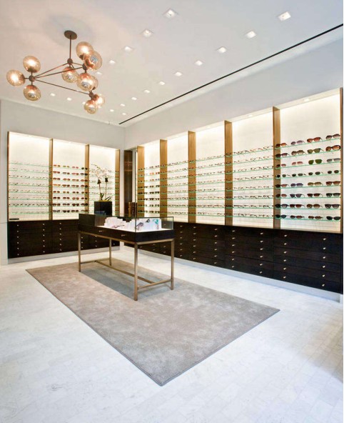 Retail Modern Optical Shop Display Racks