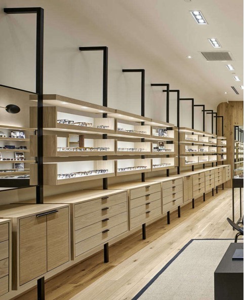 Luxurious Optical Shop Counter Design