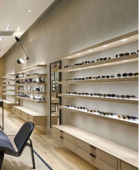 Luxurious Optical Shop Counter Design