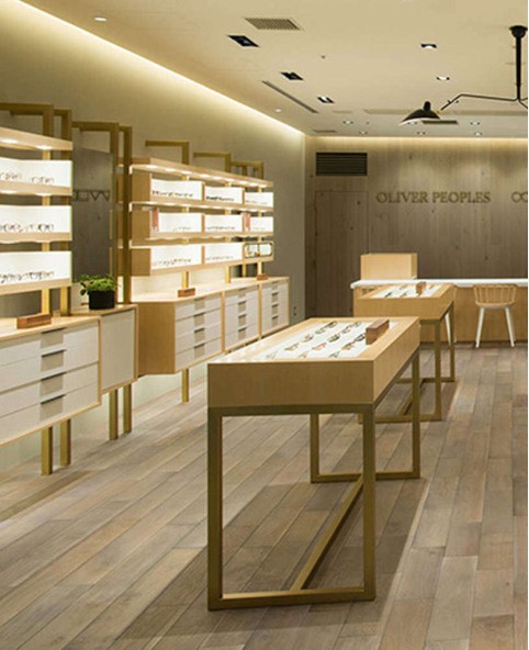 High End Optical Shop Counter Design