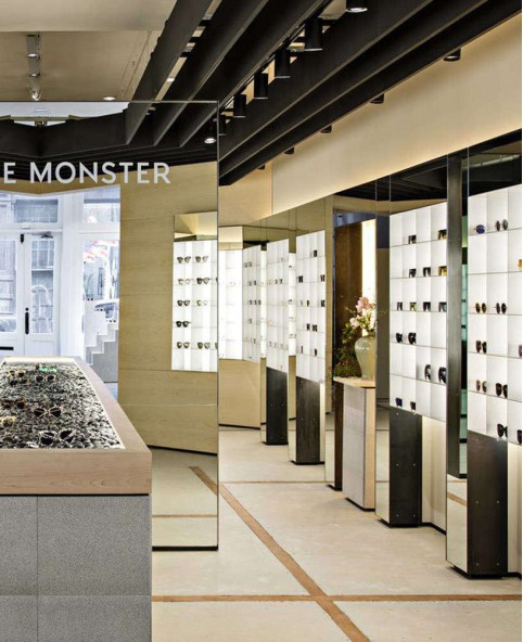 Innovative Retail Optical Shop Design