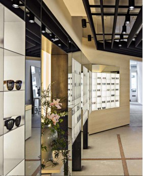 Innovative Retail Optical Shop Design