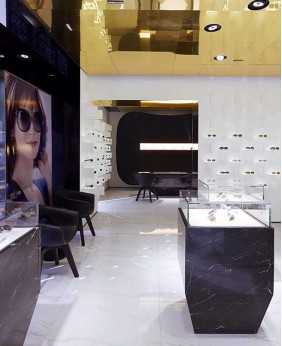 Creative Retail Optical Shop Counter Design 