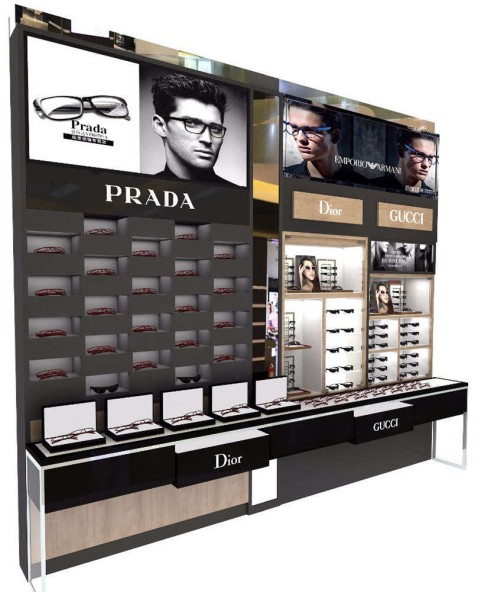 High End Retail New Optical Shop Display Stands