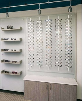 High End Retail Optical Shop Design Display Cabinet