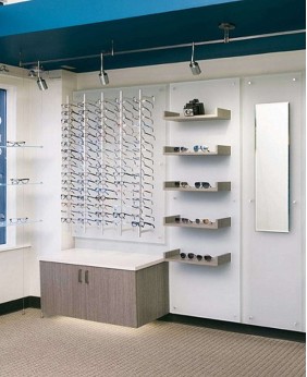 High End Retail Optical Shop Design Display Cabinet