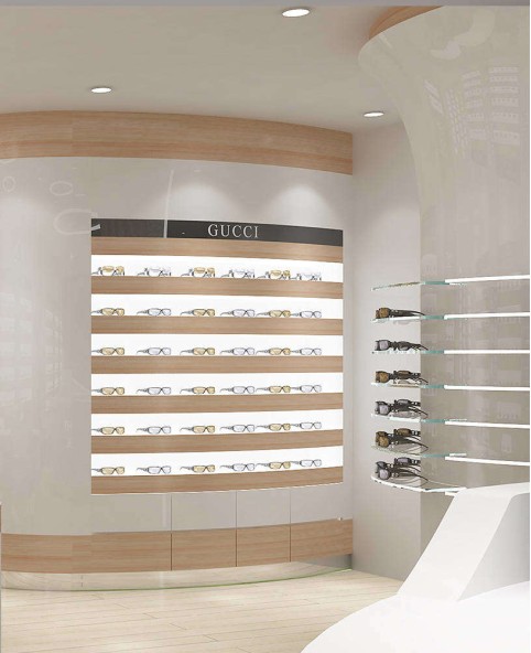 High End Optical Shop Display Showcase