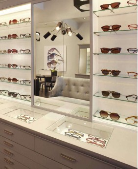 Creative Retail Optical Shop Display Showcase