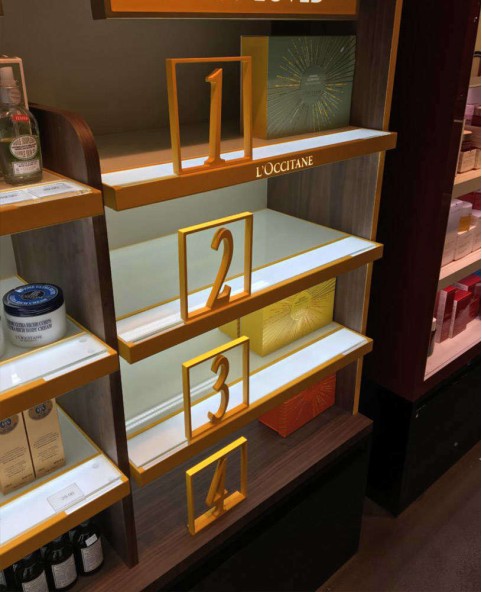 High End Retail Perfume Display Counter