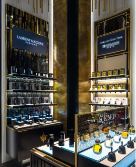 High End Retail Perfume Shop Display Cabinet