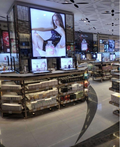 Retail Custom Perfume Shop Stand Display