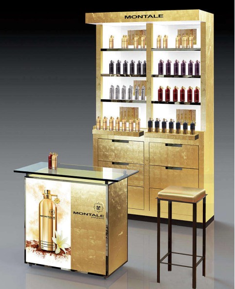 Retail Custom Perfume Store Display Stand