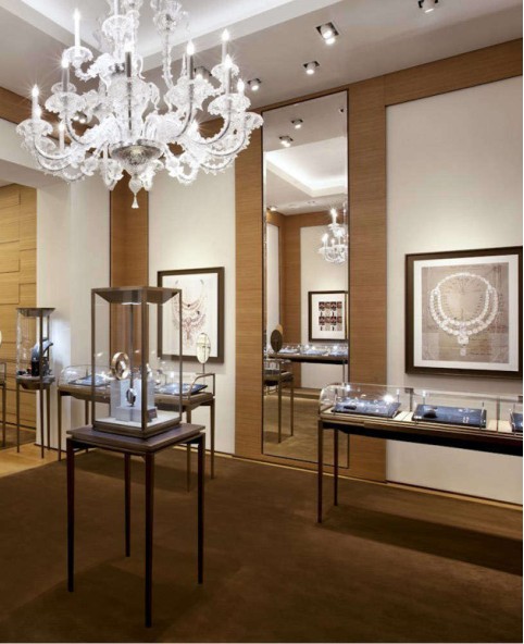 Luxury Jewellery Display Showcase Design