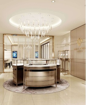 High End Jewelry Store Display Showcase