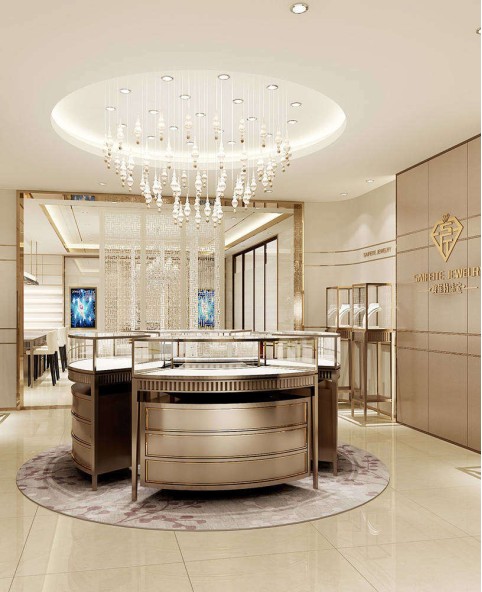 High End Jewelry Store Display Showcase