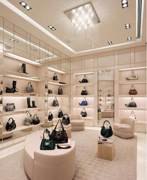 High End Shoe Interior Store Design