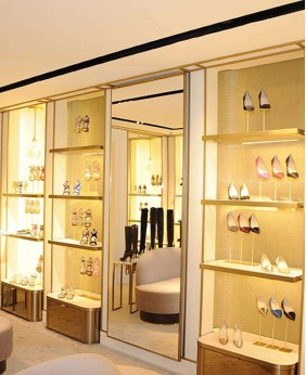 High End Furniture For Shoe Store