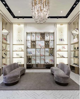 High End Creative Commercial Shoe Display Rack