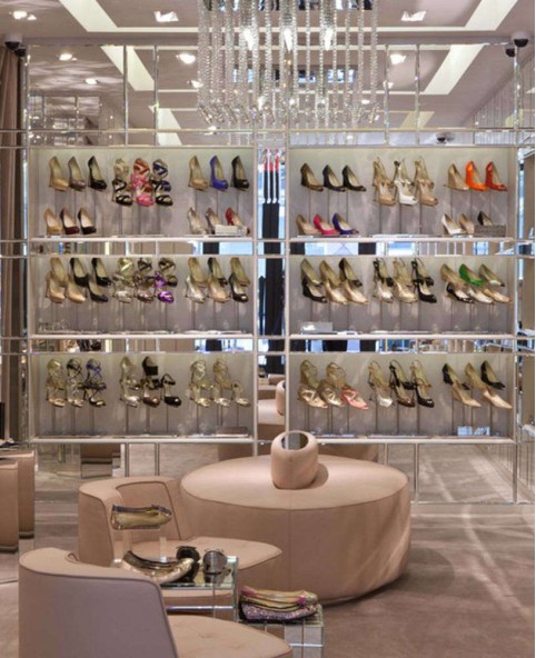 High End Shoe Interior Store Design